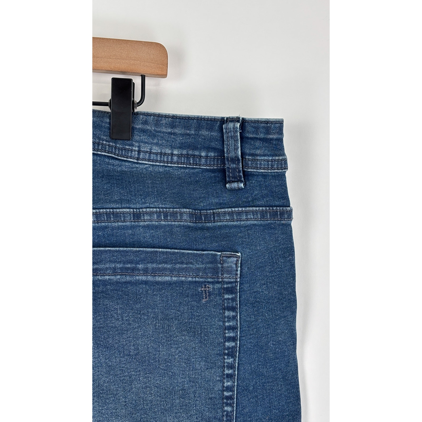 The Perfect Jean Nyc Og Stretch Slim Thick Denim Jeans Men 42x28 Captain Blue — image 8 of 8